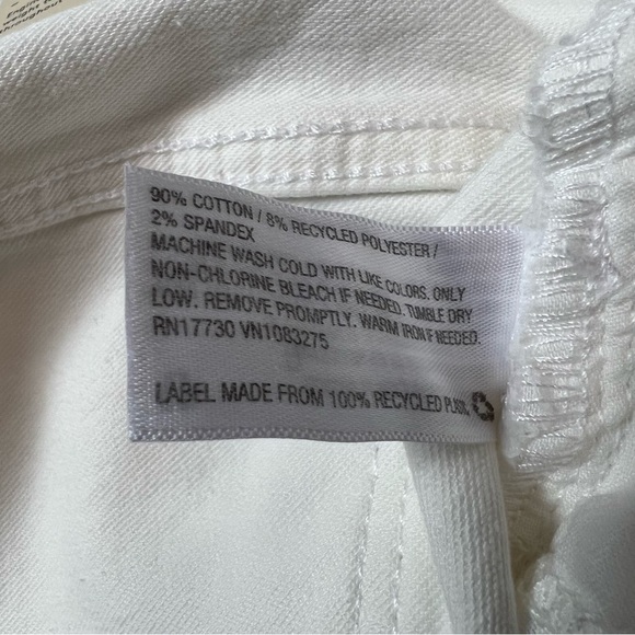 NWT Universal thread Women's Jeans Skinny High Rise true White -Size 00/24R - Picture 11 of 11